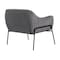 Armen Living Karen Gray Velvet Modern Accent Chair LCKRCHGRY - alternate 6